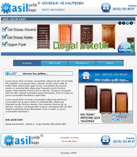 Çelik Kapı web sitesi